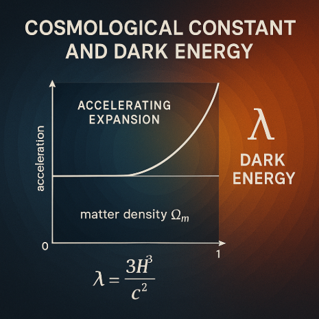 우주 상수와 암흑에너지 관계, 공식