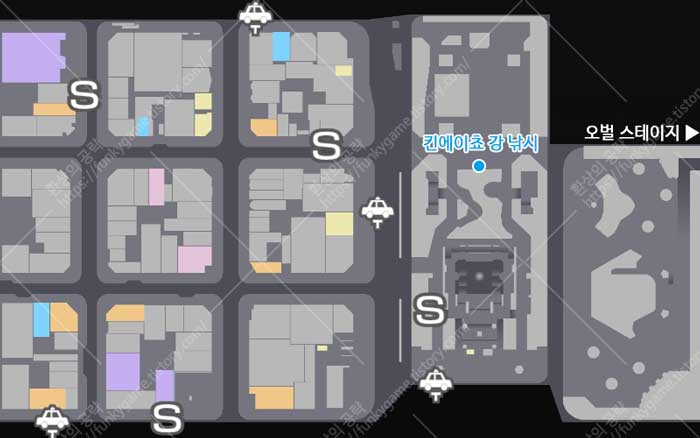 강 낚시 킨에이쵸 지도 이미지