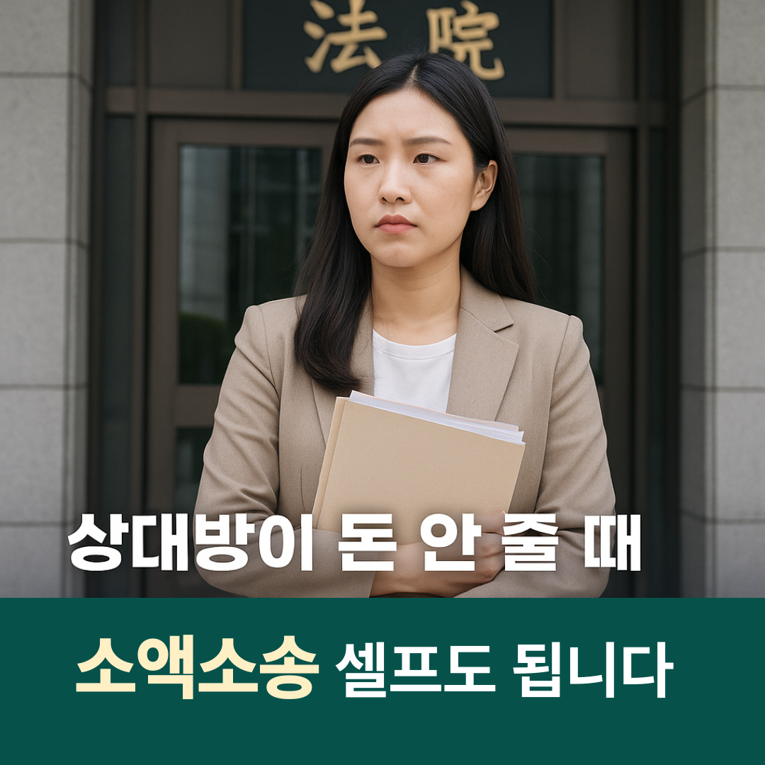 소액소송 지급명령 - 혼자서도 가능