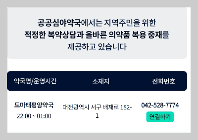 공공 심야약국