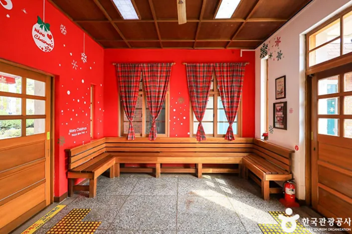 분천역실내사진