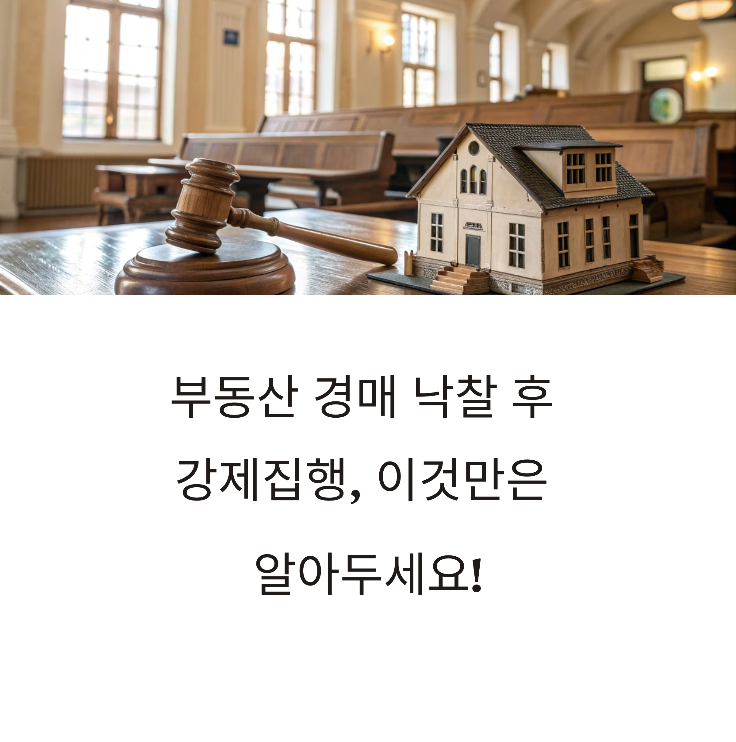 부동산 경매 낙찰 후 명도소송 강제집행, 반드시 준비해야 할 5가지 실전 체크리스트