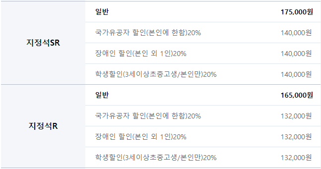 싸이 흠뻑쇼 좌석 가격
