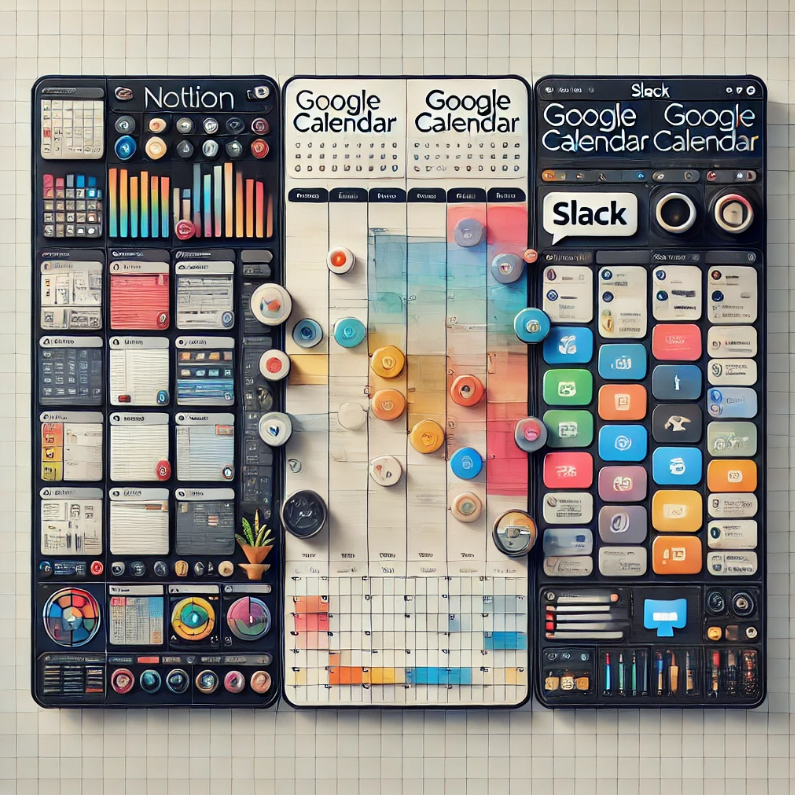 스케쥴링 앱 3종 사진