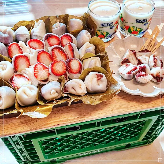 경북 의령 전통시장 맛집 택배 판매 주문 망개떡