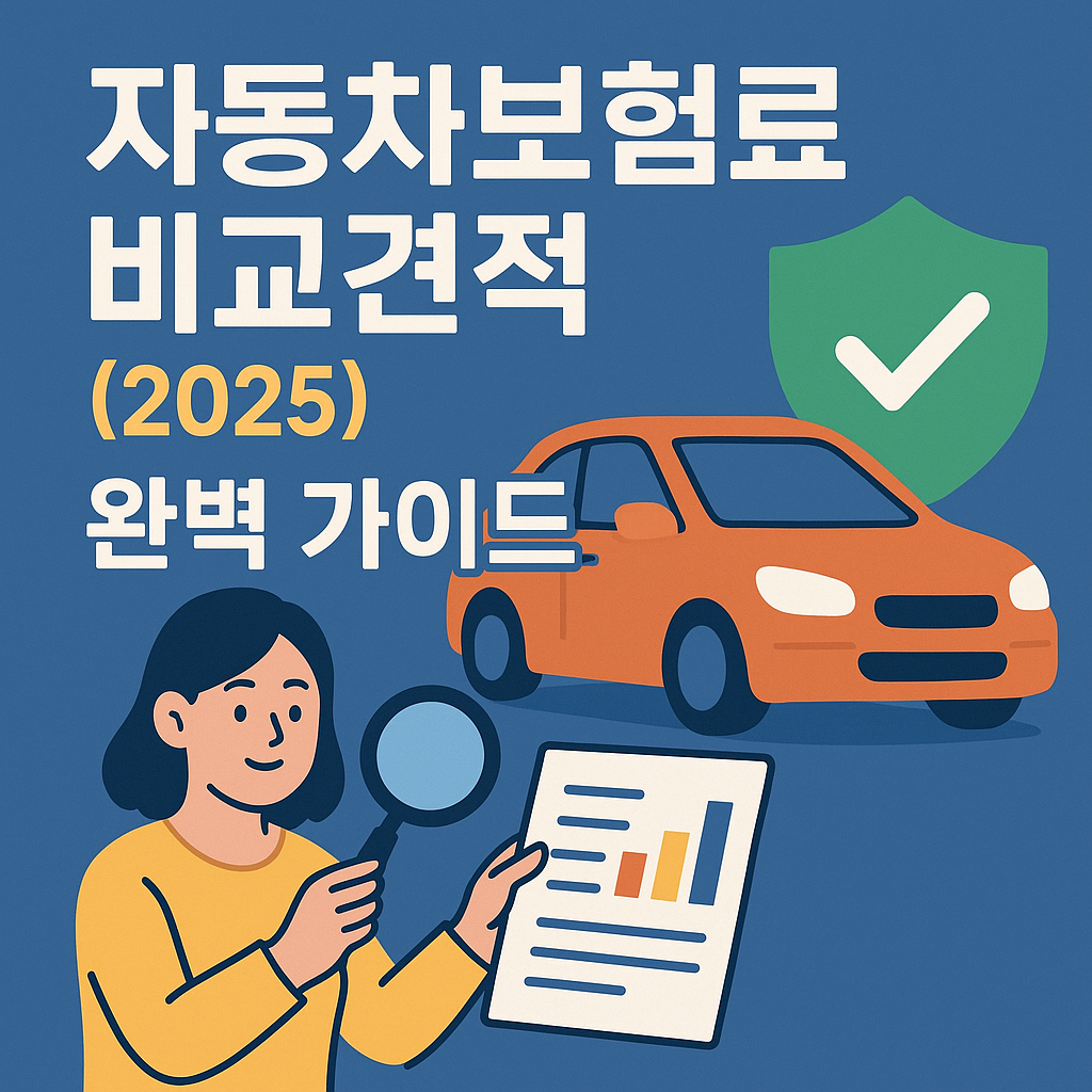 자동차보험료 비교견적 2025 완벽 가이드