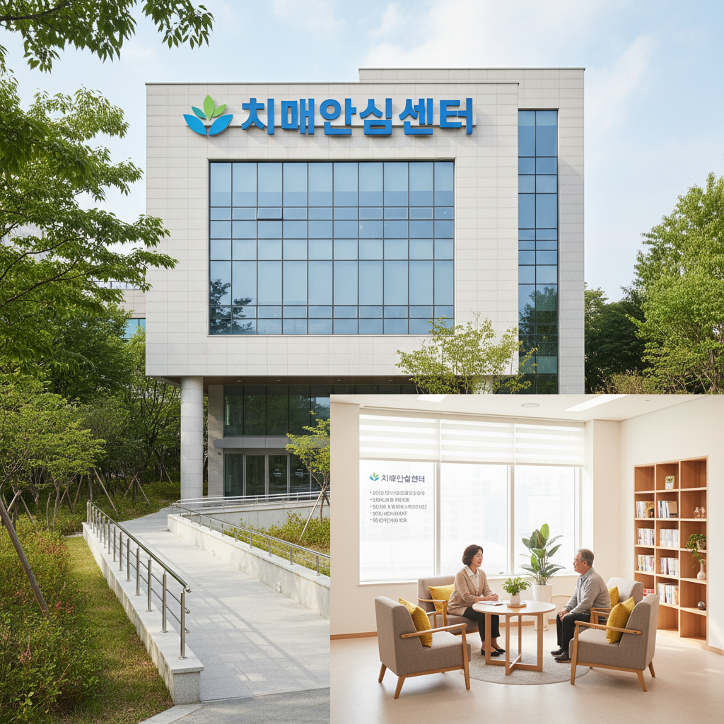 보건소 치매안심센터 무료 검사 상담 모습