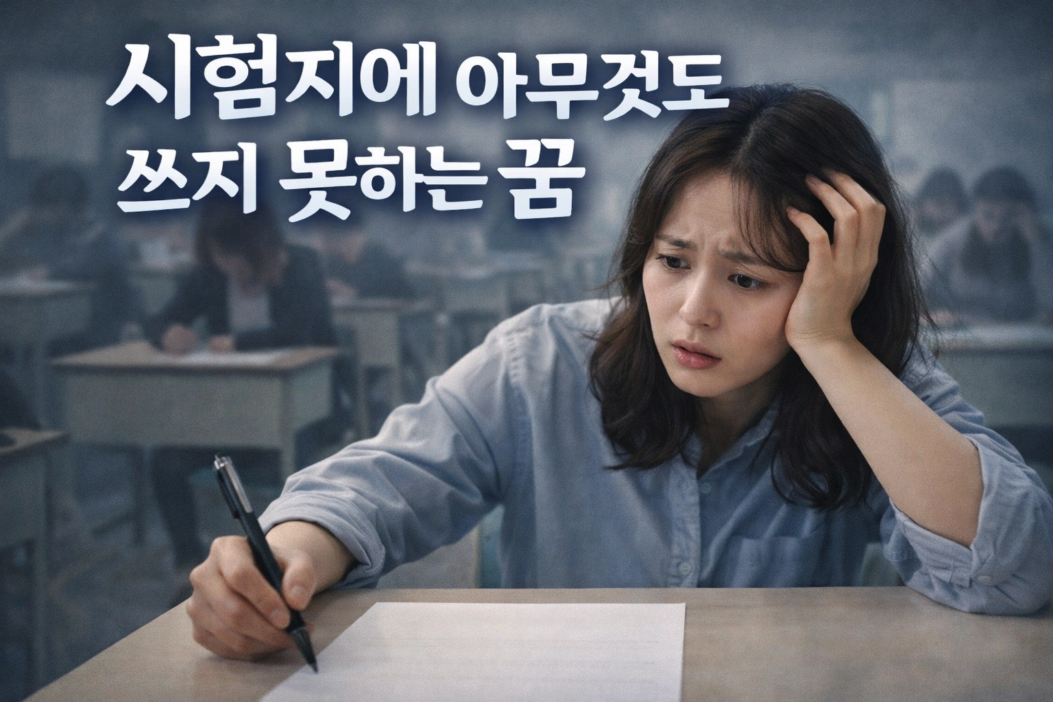 시험지에 아무것도 쓰지 못하는 꿈