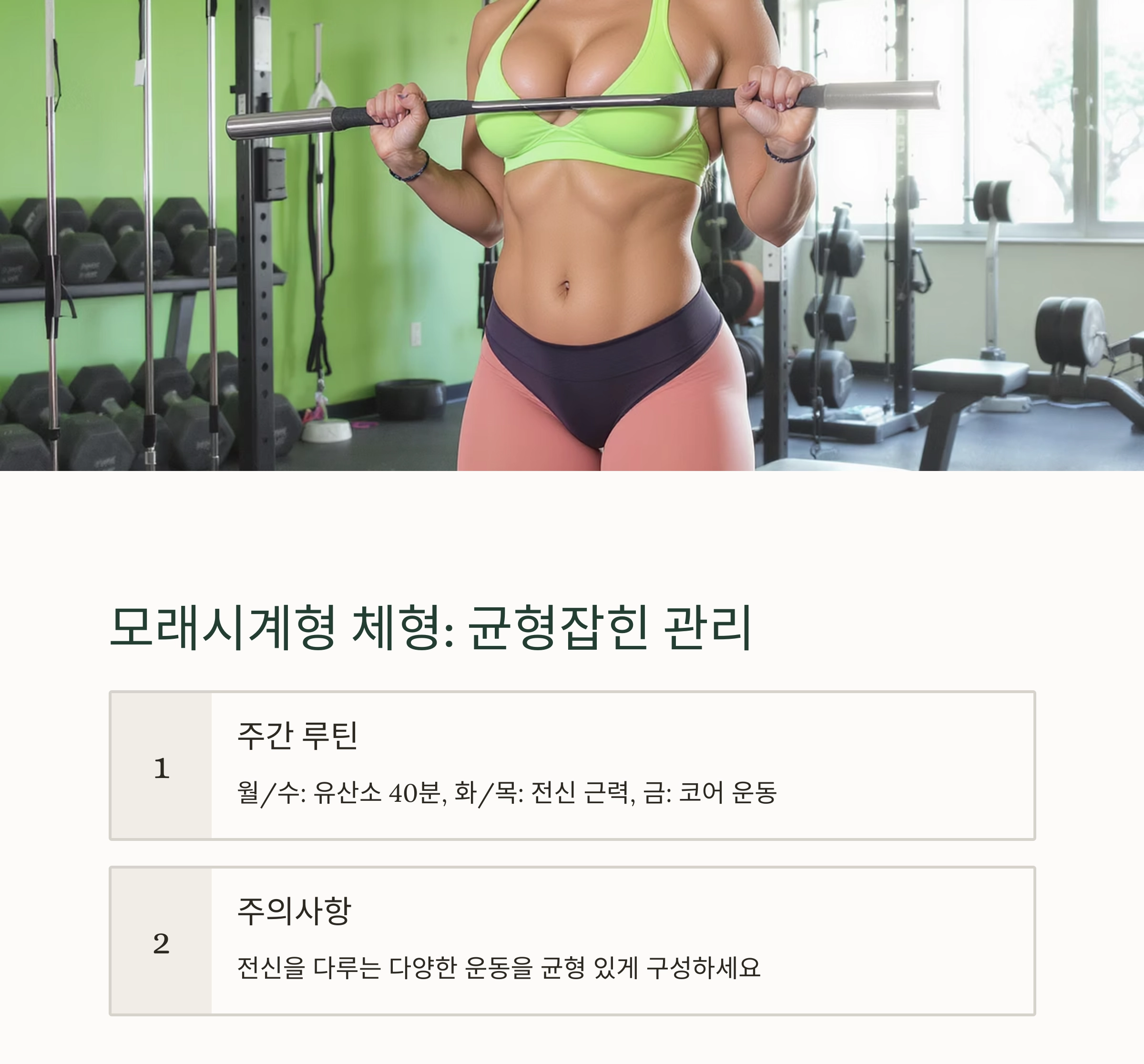 체형별 맞춤 운동 루틴 총정리! 나에게 꼭 맞는 운동법 찾기