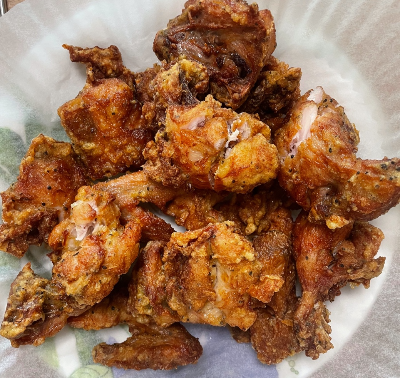 후라이드치킨 완성