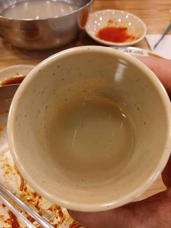 평양면옥 따뜻한 육수