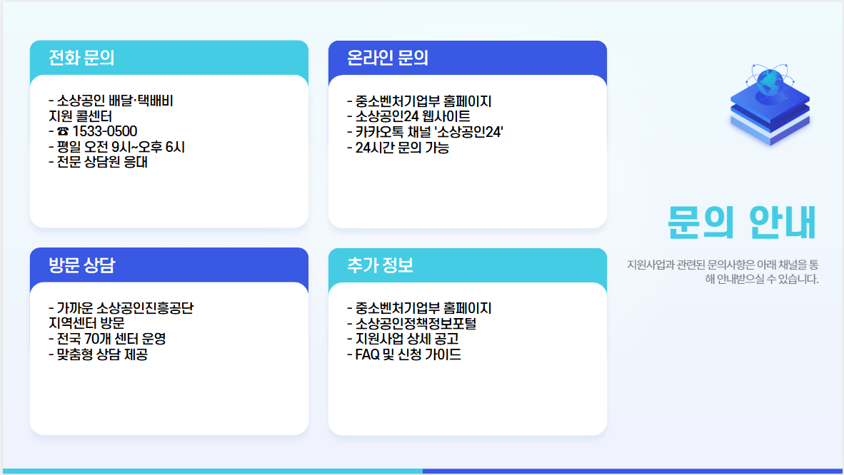 소상공인 배달·택배비 지원사업