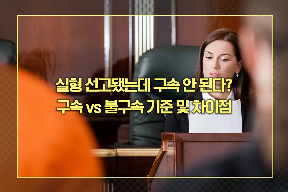법정 불구속 기준