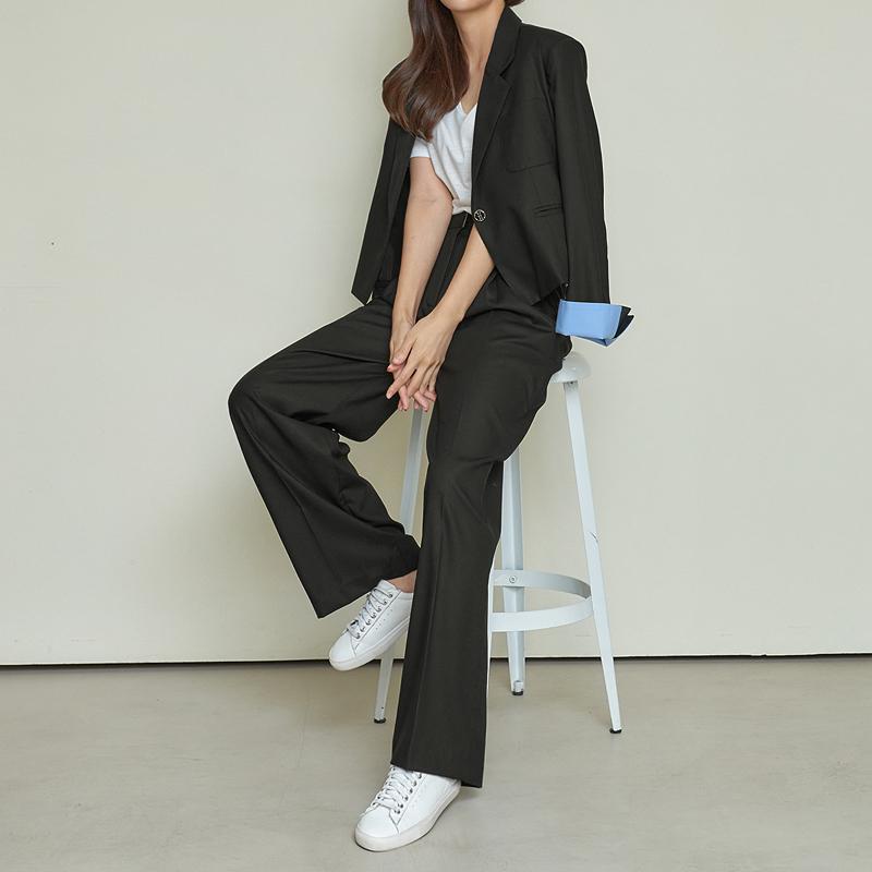 타임 크롭 수트 세트 (S,M,L)