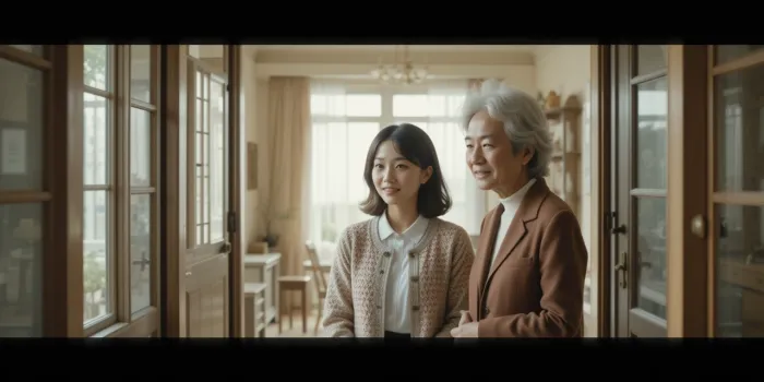 모델하우스 방문 가족