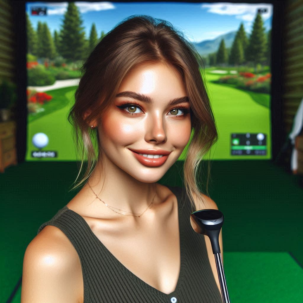 스크린골프장 배경