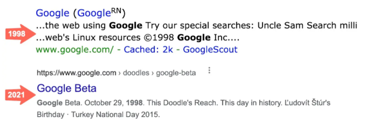 표준 검색 스니펫 구조 이미지