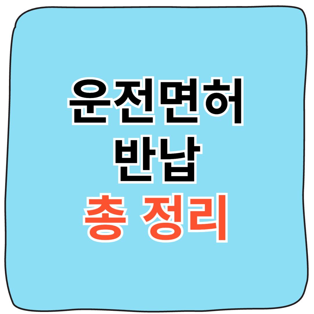 🚙고령자 운전면허 반납 방법 총 정리 !