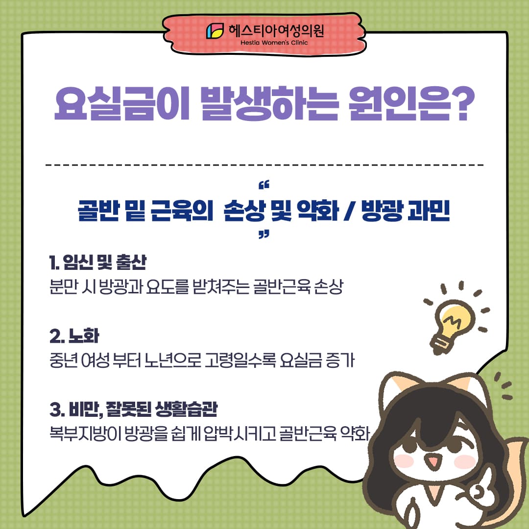 요실금원인
요실금증상
요실금치료방법