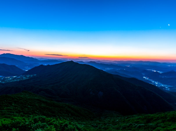 합천 오도산 전망대 일출