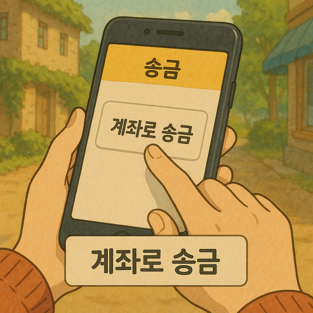 카카오페이- 계좌이체 -방법