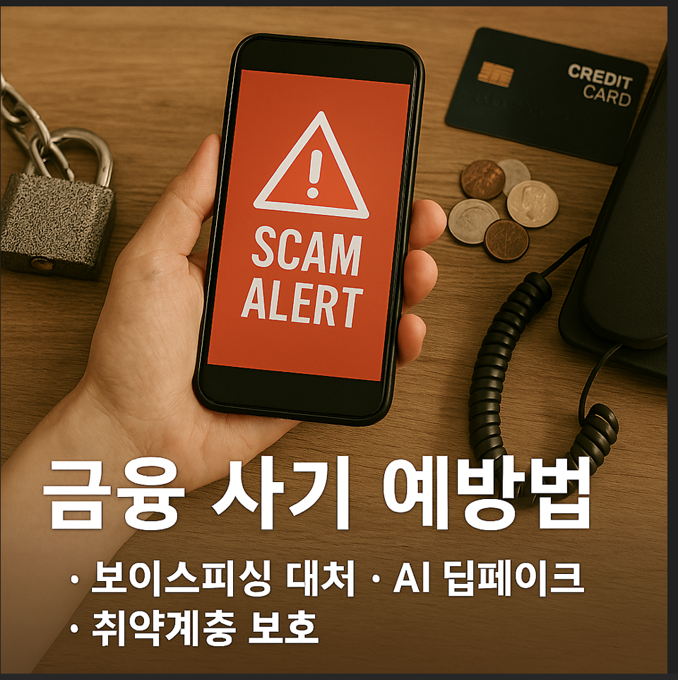 금융 사기 예방법 (보이스피싱 대처, AI 딥페이크, 취약계층 보호)