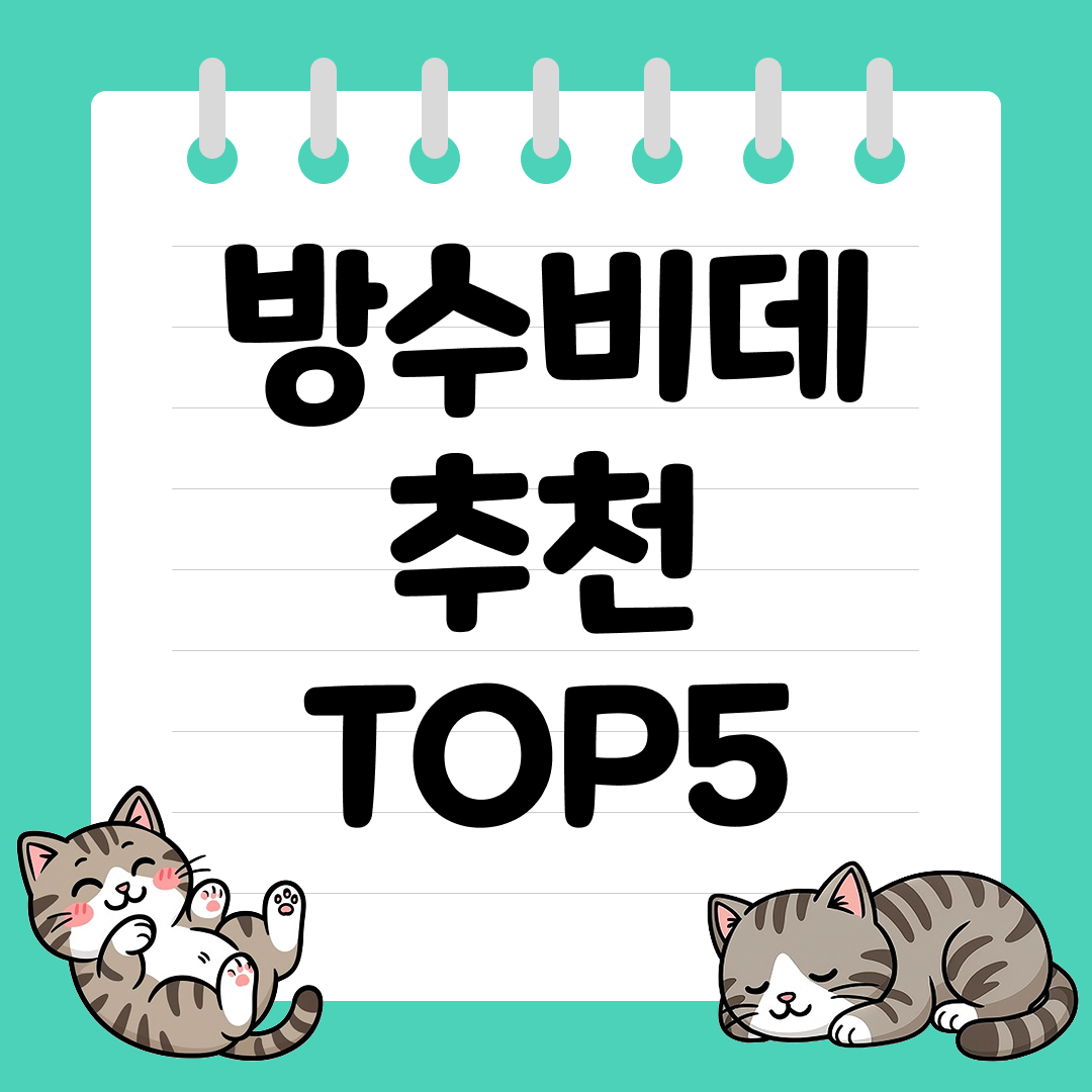 욕실 습기에도 걱정 NO! 안전한 방수비데 추천 순위 TOP5