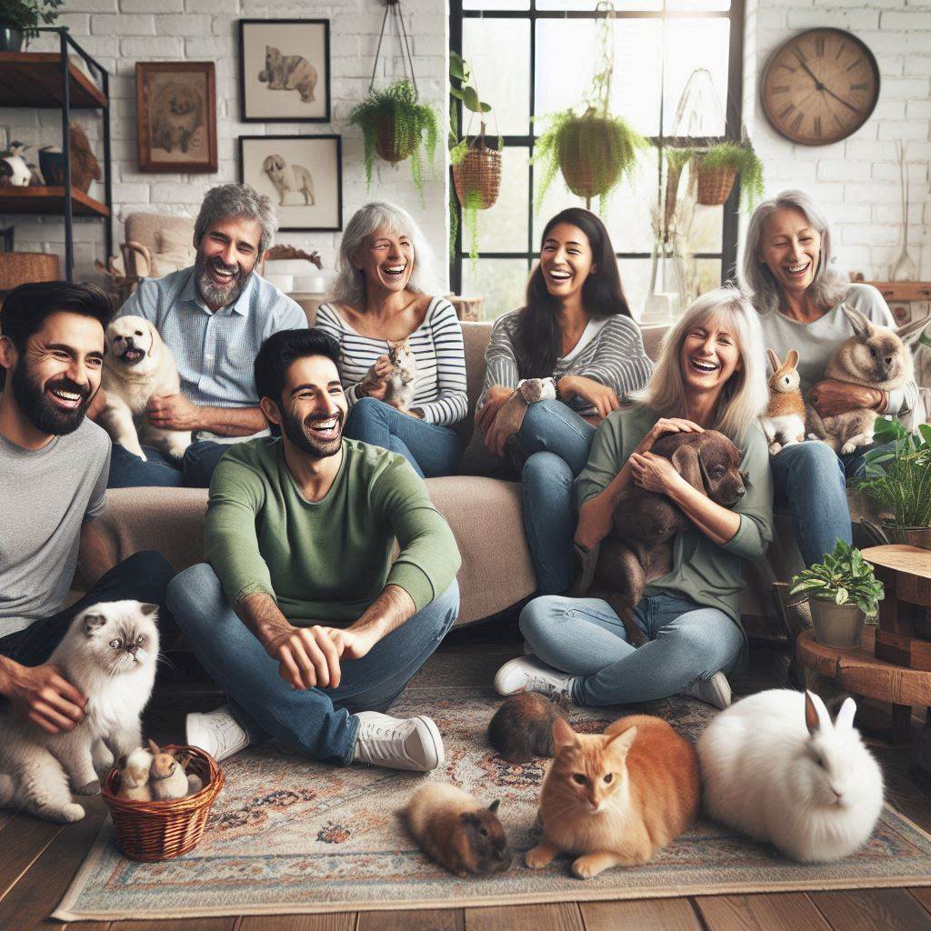 다른 동물과의 사회화