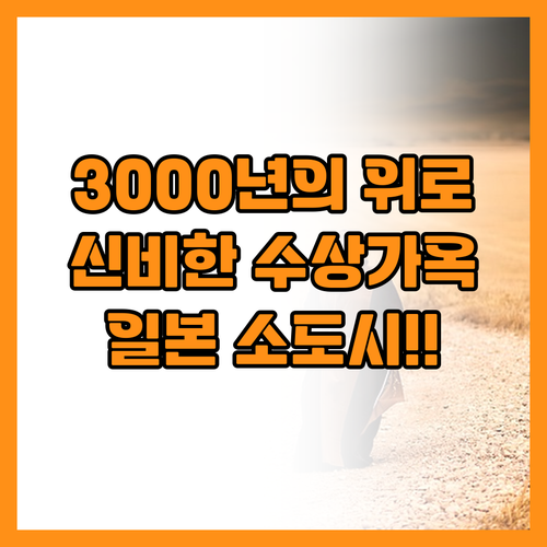 3000년 녹나무와 수상 가옥이 주는..