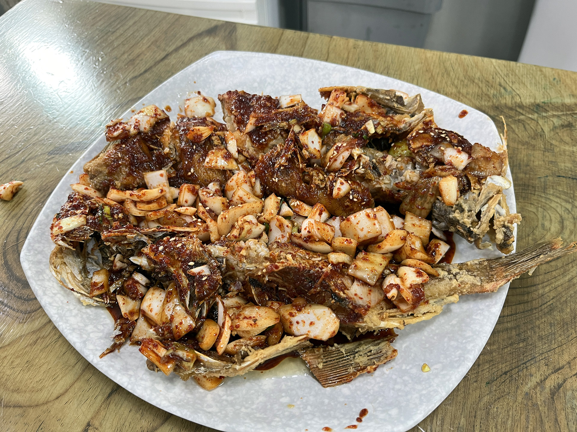 으뜨미 튀긴 우럭