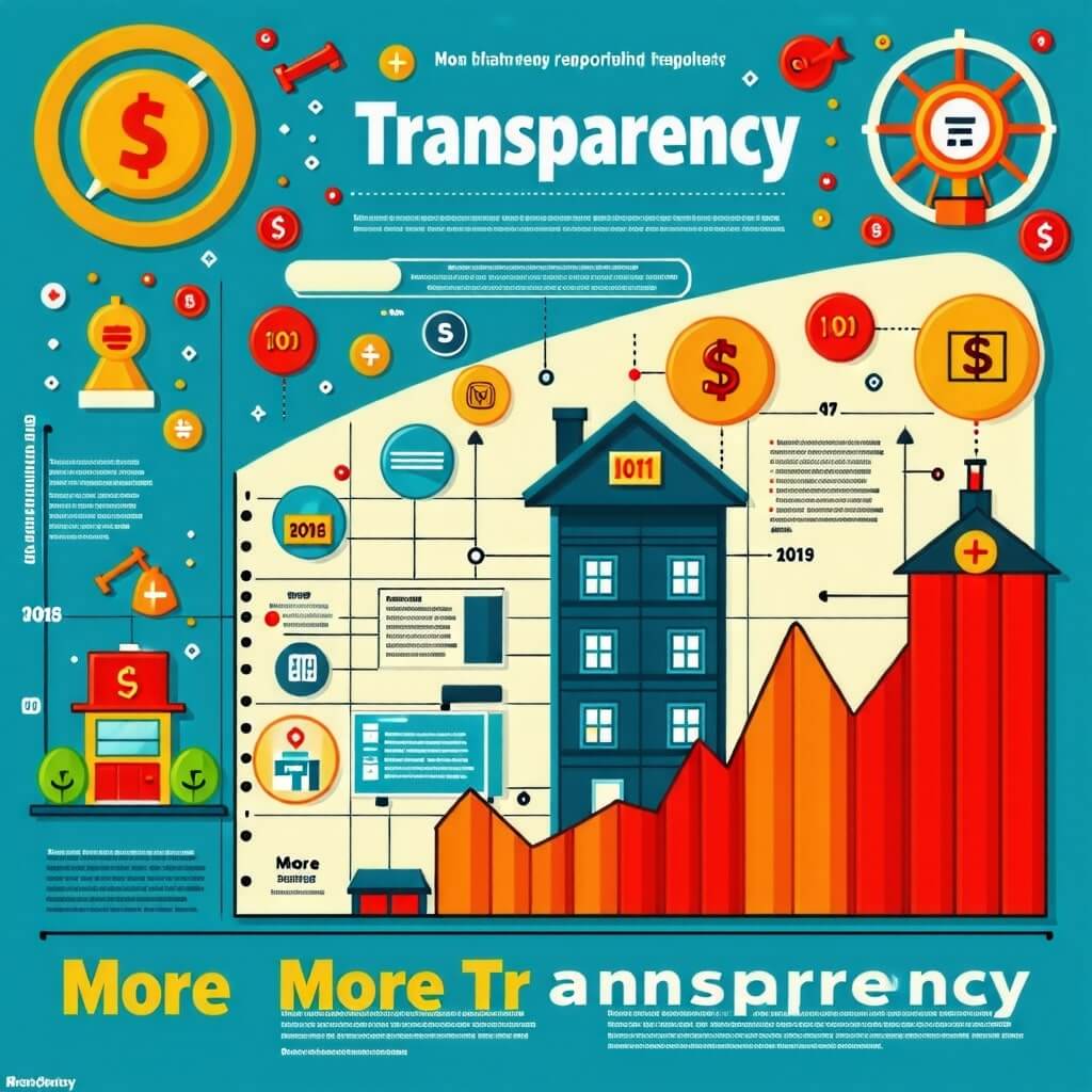 재산신고 제도의 변화와 발전 과정을 보여주는 이미지 (예: 가상자산 신고 의무화 등).
