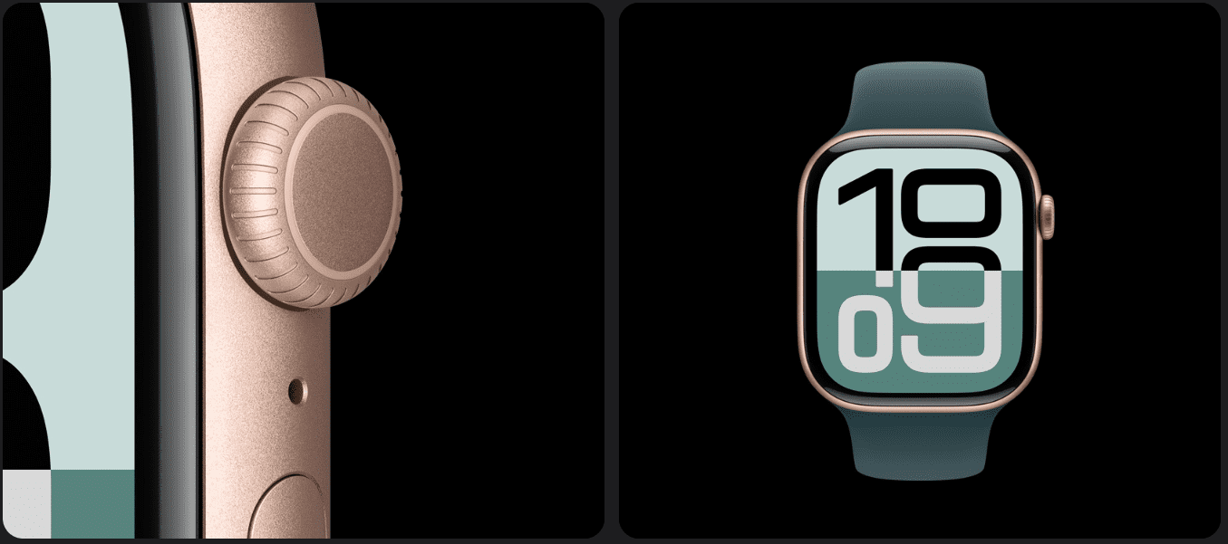 애플워치10 알루미늄 로즈골드 색상