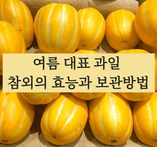 참외 효능