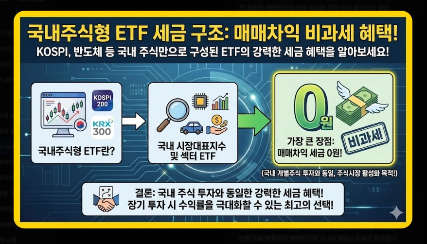 국내 ETF vs 해외 ETF 세금 비교 유형별 과세 구조 및 종합과세 피하는 법