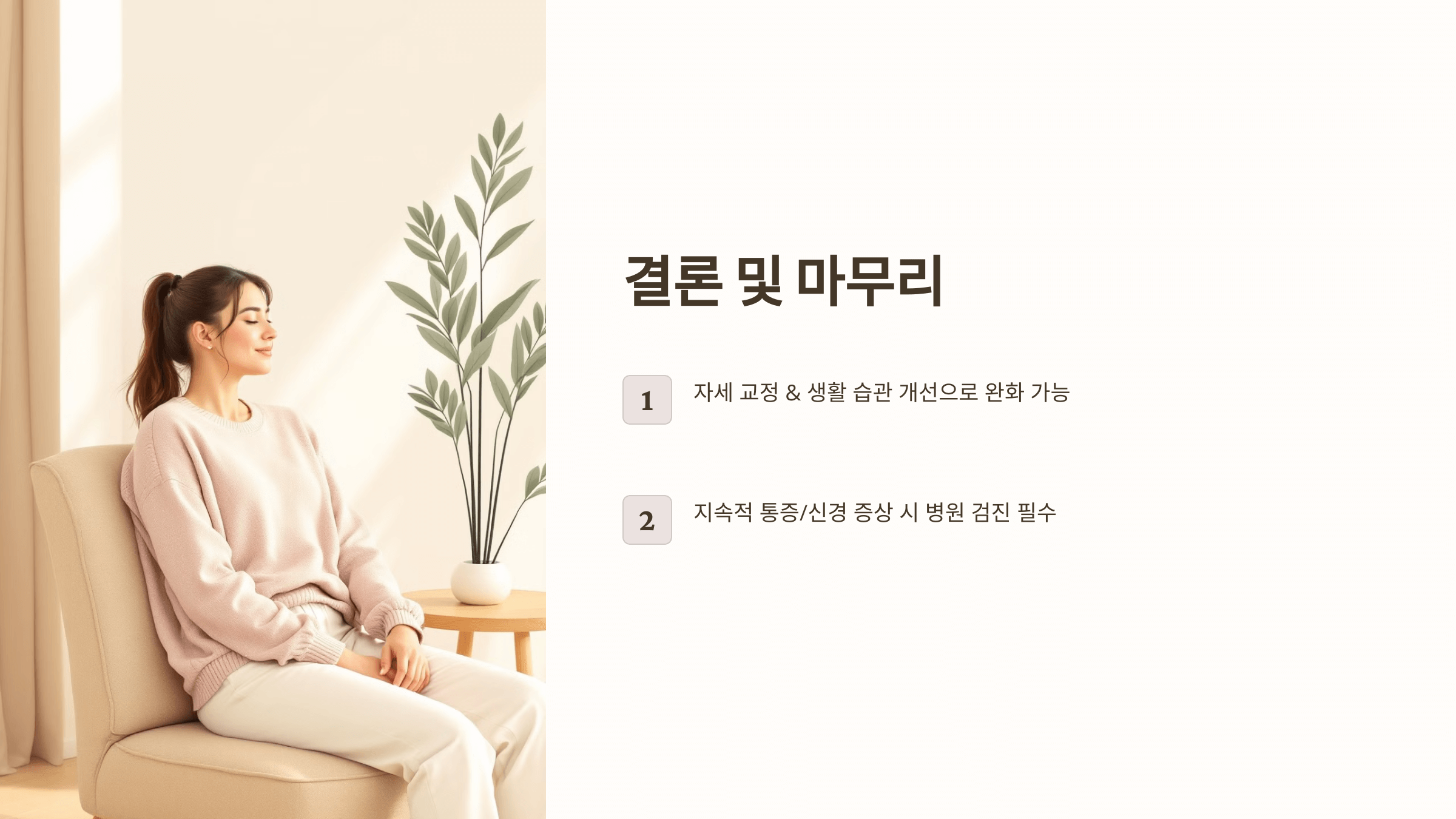 꼬리뼈 사진입니다.