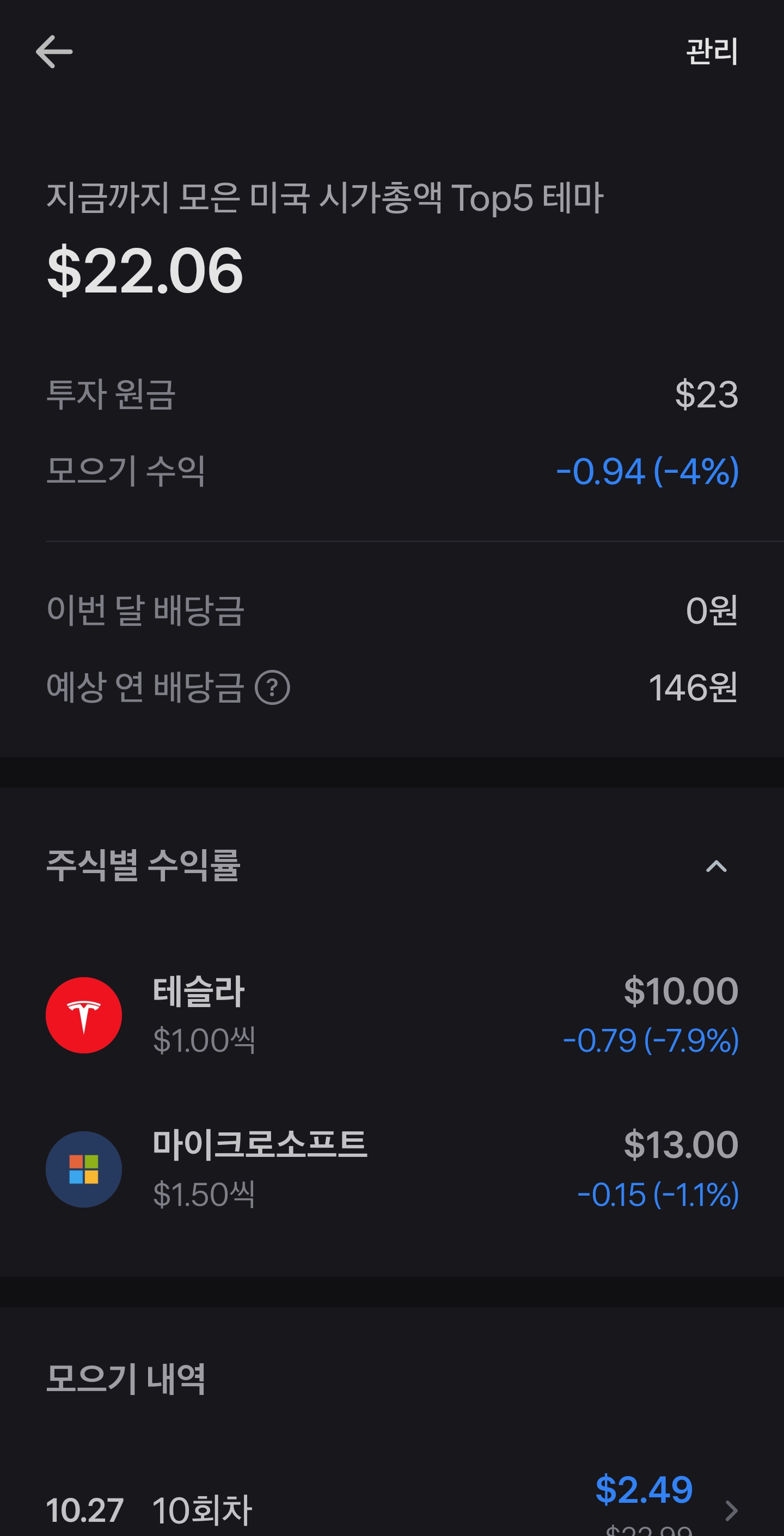 테슬라-마이크로소프트-테슬라주식모으기-마이크로소프트주식모으기