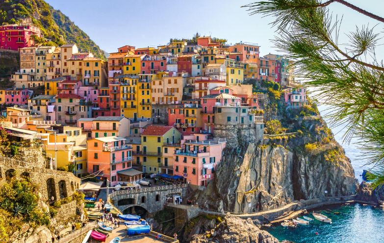 이탈리아 친퀘테레 와 지중해