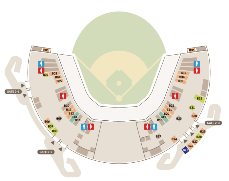 잠실야구장-2층-매장-배치도