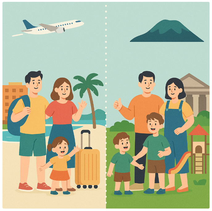 오키나와 vs 제주도 가족여행 비교 분석