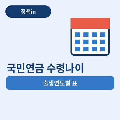 국민연금 수령나이 썸네일