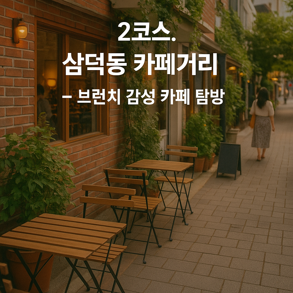 삼덕동 카페거리 — 브런치 감성 카페 탐방