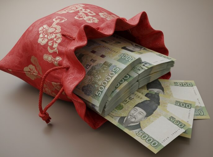 명절 상여금 계산기 화면