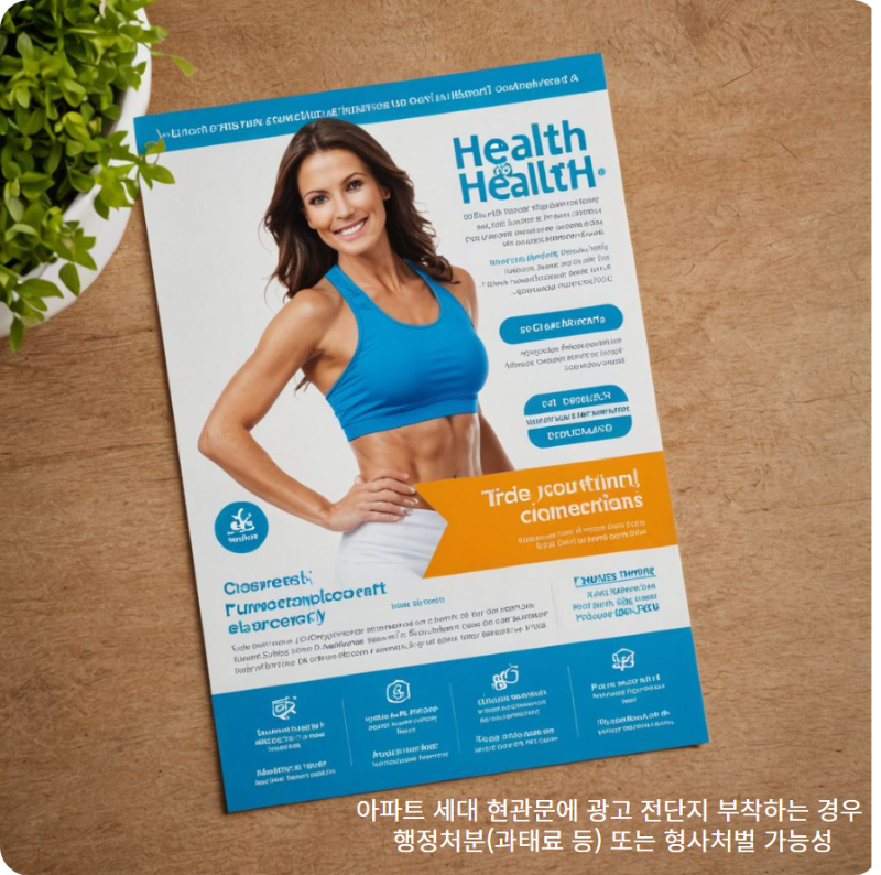 광고물 부착의 법적 규제