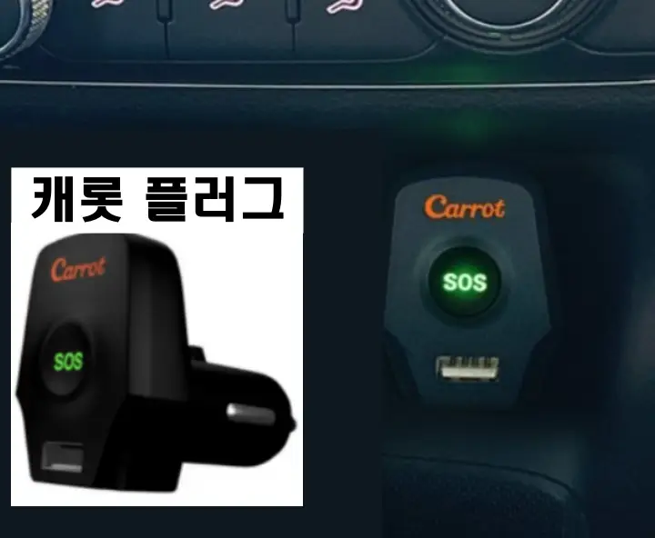 캐롯-플러그-사진-장착사진