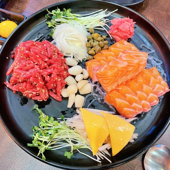 하남 미사 식당 무한리필 육회 연어 황새치 참치 무제한 무한리필 가격파괴Why 맛집 추천