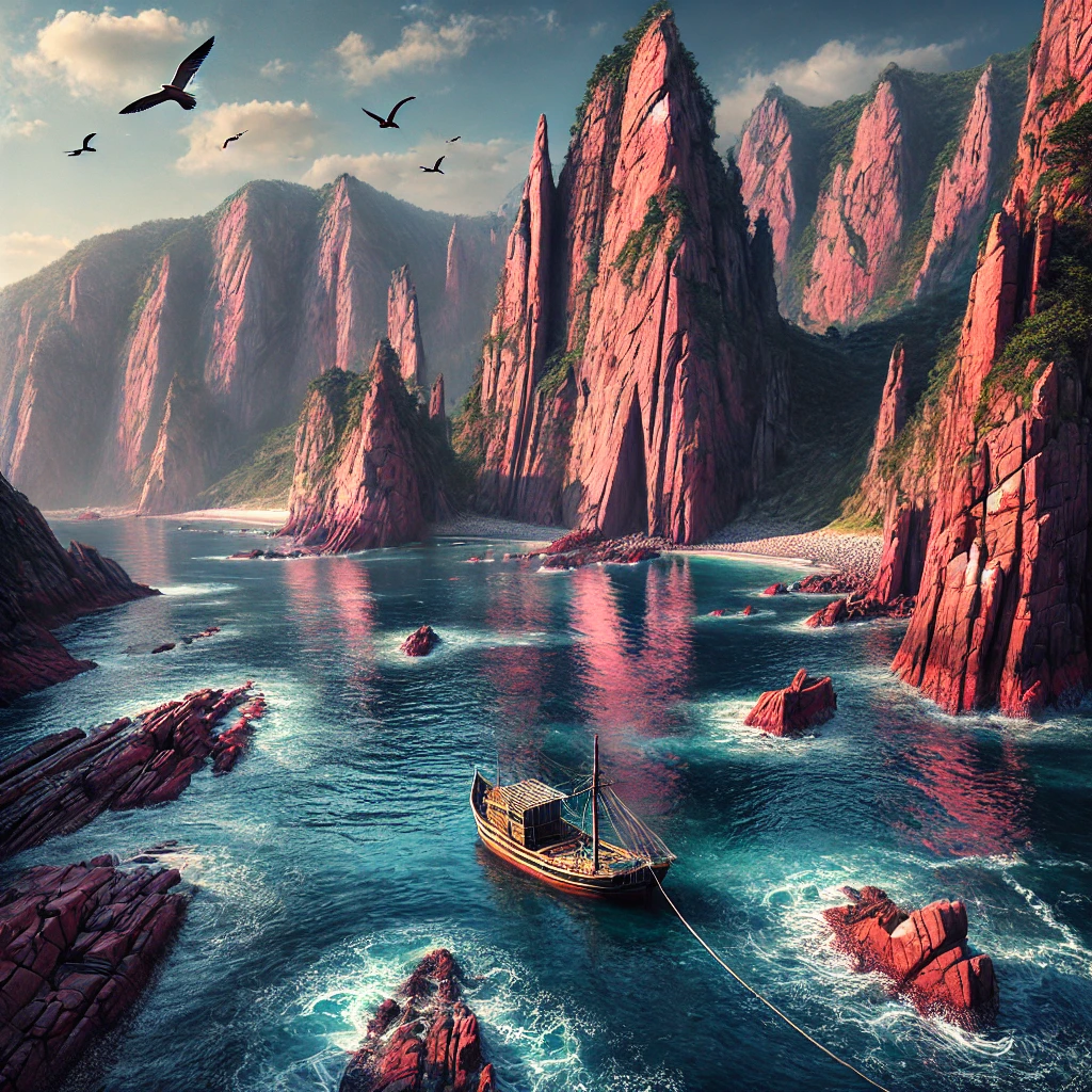 홍도 배경 이미지 사진