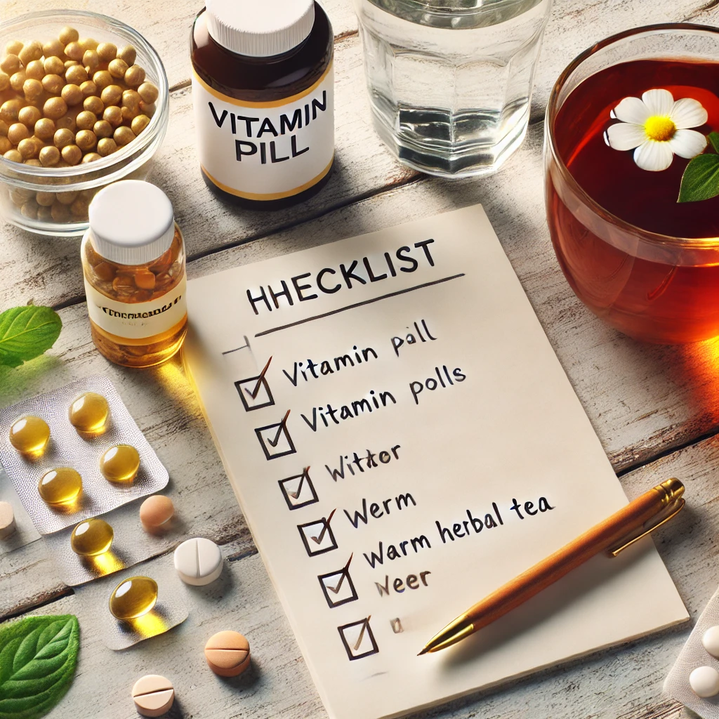 빠른 회복을 위한 행동 체크리스트