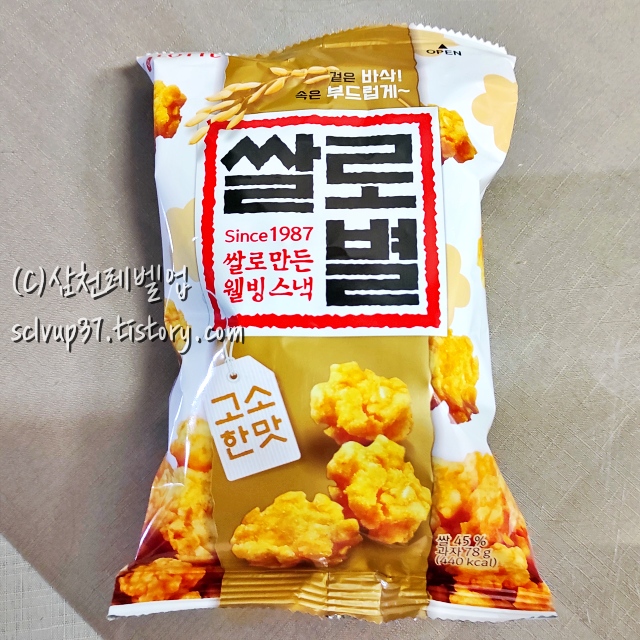 롯데 쌀로별 고소한맛 오리지널 78g