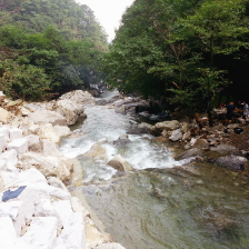 지장산 계곡 물