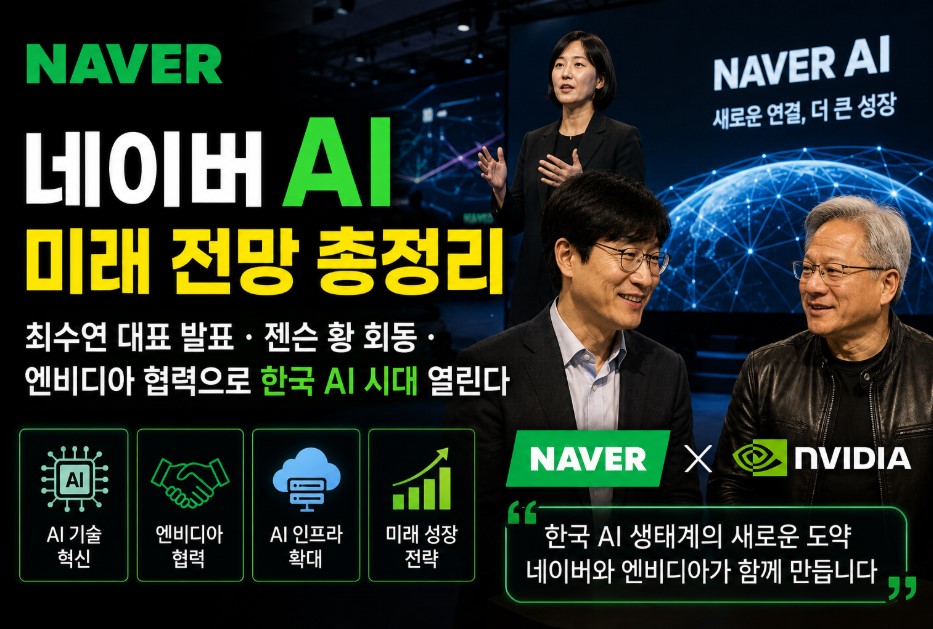 이해진 의장이 그리는 네이버 AI 미래｜젠슨 황 회동&middot;엔비디아 협력으로 한국 AI 시대 개막